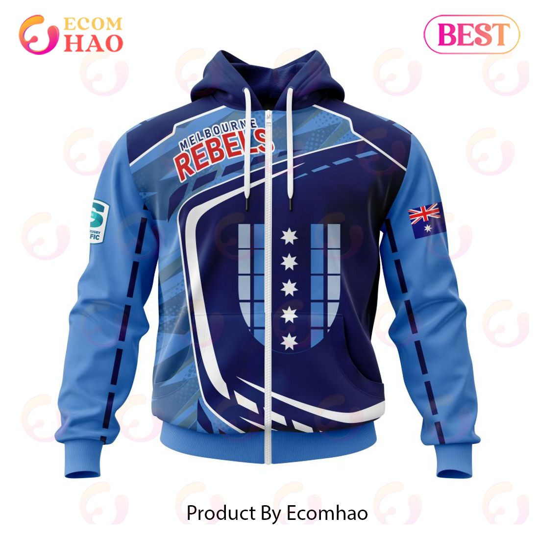 BEST Super Rugby Melbourne Rebels Specialized Jersey Concepts 3D Hoodie, Zip Hoodie, Man - Women, Warm, Premium Quality HZ0501