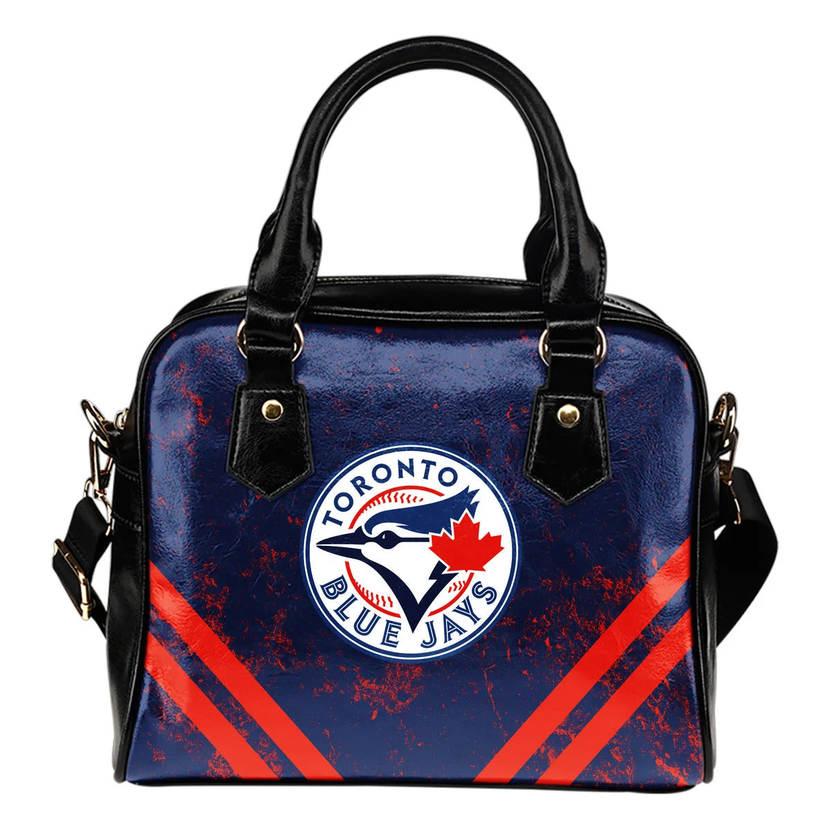 Couple Curves Light Good Logo Toronto Blue Jays Shoulder Handbags Sb0801