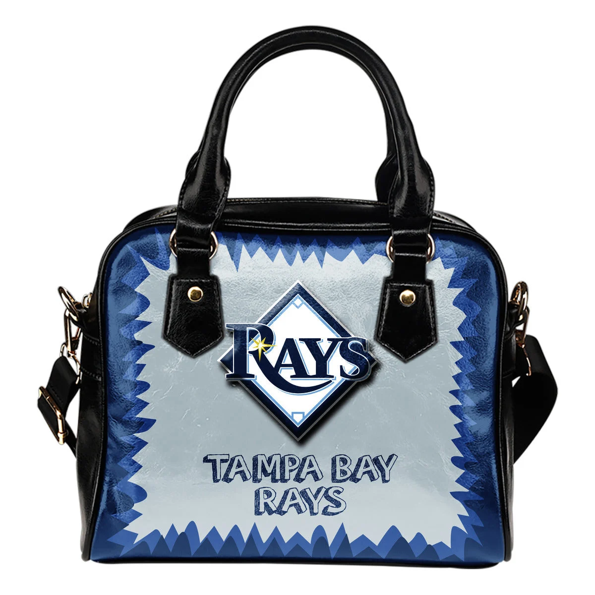 Jagged Saws Mouth Creepy Tampa Bay Rays Shoulder Handbags Sb0801