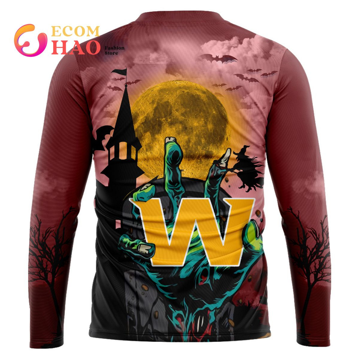 Commanders Halloween Jersey 3D Hoodie, Zip Hoodie, Man - Women, Warm, Premium Quality HZ0501