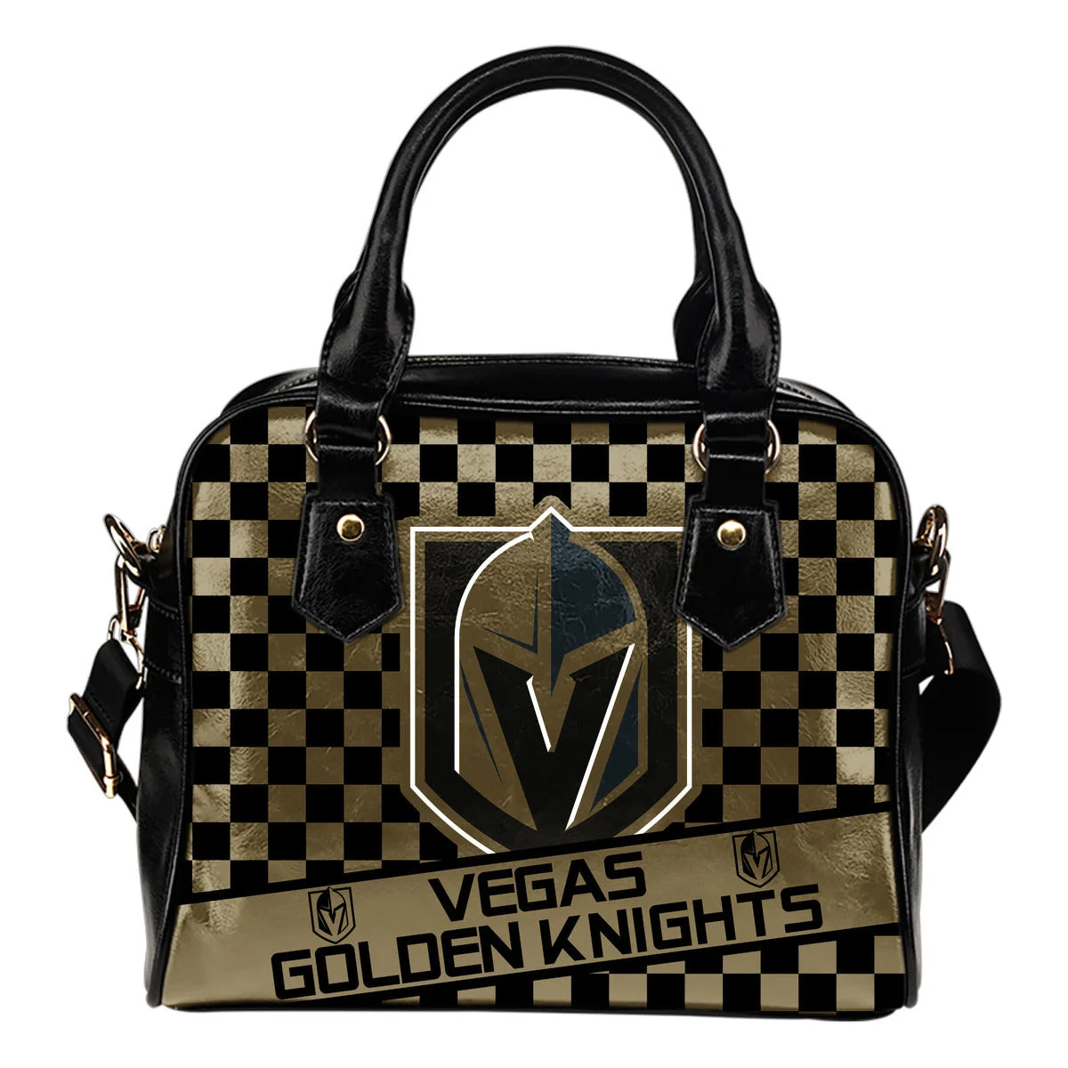 Different Fabulous Banner Vegas Golden Knights Shoulder Handbags Sb0801