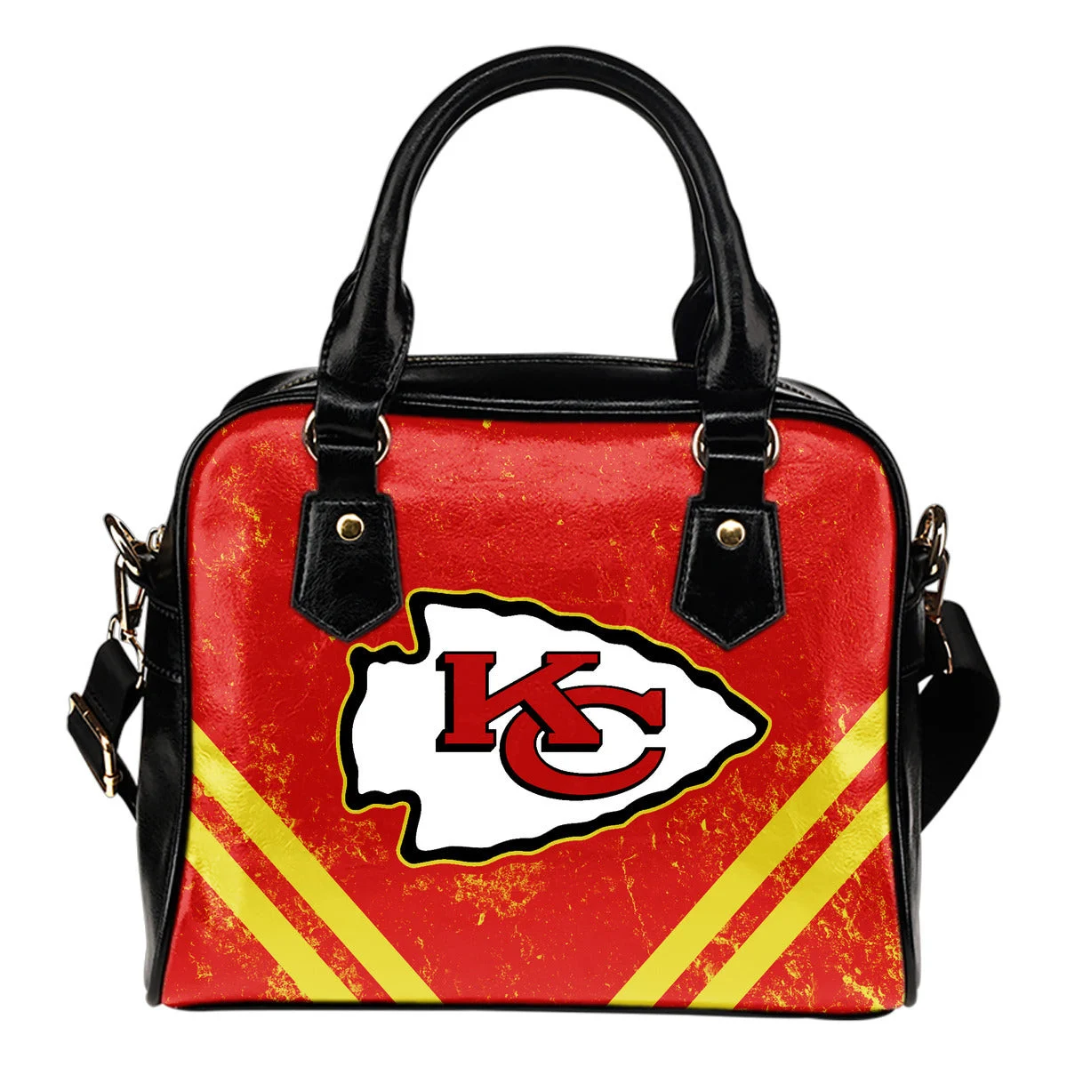 Couple Curves Light Good Logo Kansas City Chiefs Shoulder Handbags Sb0801