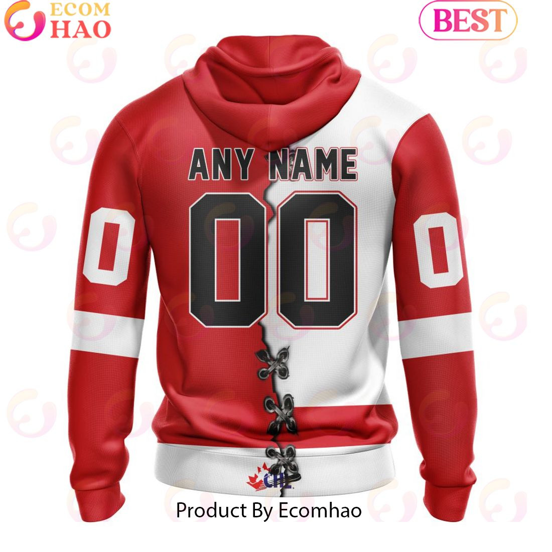 Custom OHL Sault Ste. Marie Greyhounds Mix Home And Away Jersey Personalized Letters Number Hoodie, Zip Hoodie, Man - Women, Warm, Premium Quality HZ0501