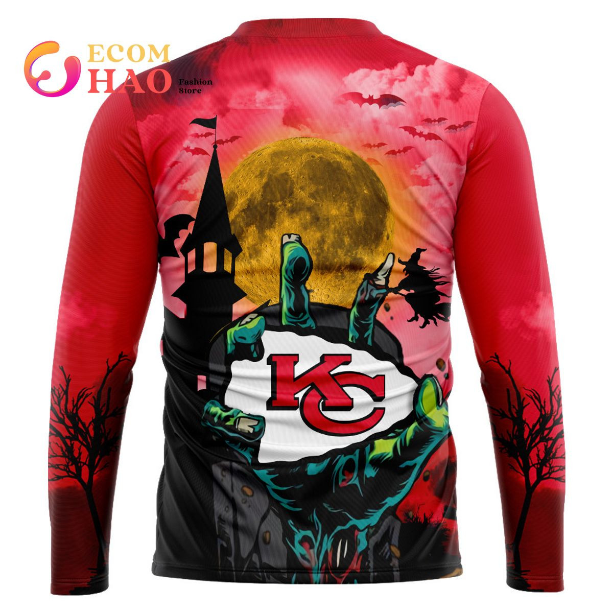 Chiefs Halloween Jersey 3D Hoodie, Zip Hoodie, Man - Women, Warm, Premium Quality HZ0501