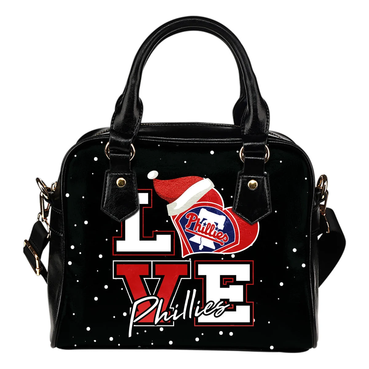 Love Word Christmas Sweet Philadelphia Phillies Shoulder Handbags Sb0801