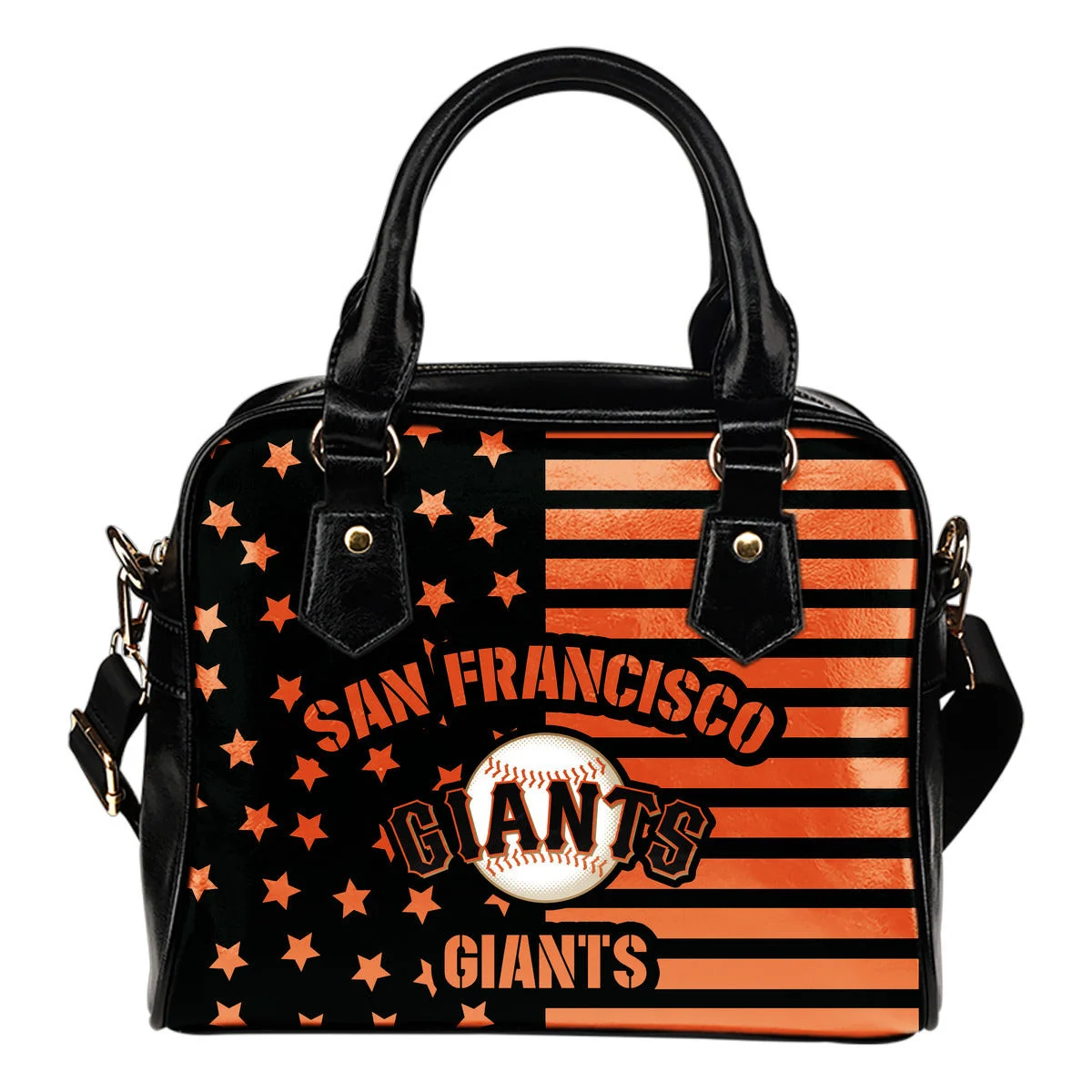 Twinkle Star With Line San Francisco Giants Shoulder Handbags Sb0801