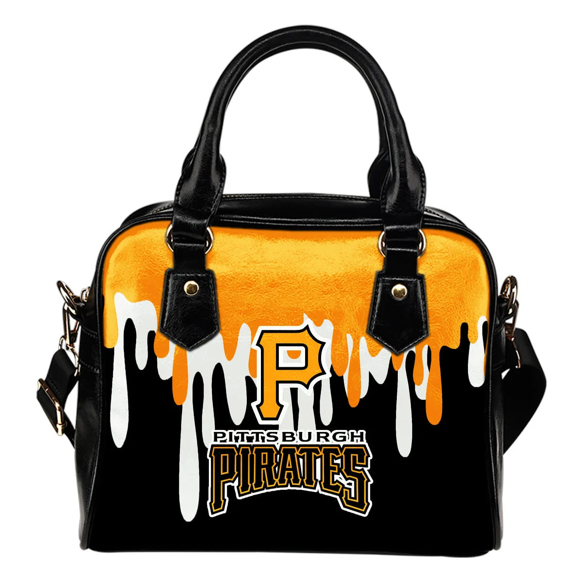 Color Leak Down Colorful Pittsburgh Pirates Shoulder Handbags Sb0801