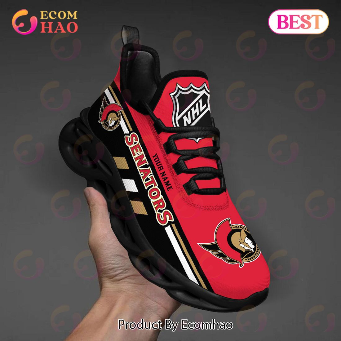 Ottawa Senators Perfect Gift for fans Max Soul Chunky Sneakers, Shoes  Unisex sneakers MS0601