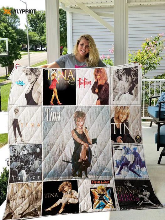 Tina Turner Quilt Blanket For Fans Home Decor Gift , Soft Quilt, King Size, All Season Cozy Quilt QB0901