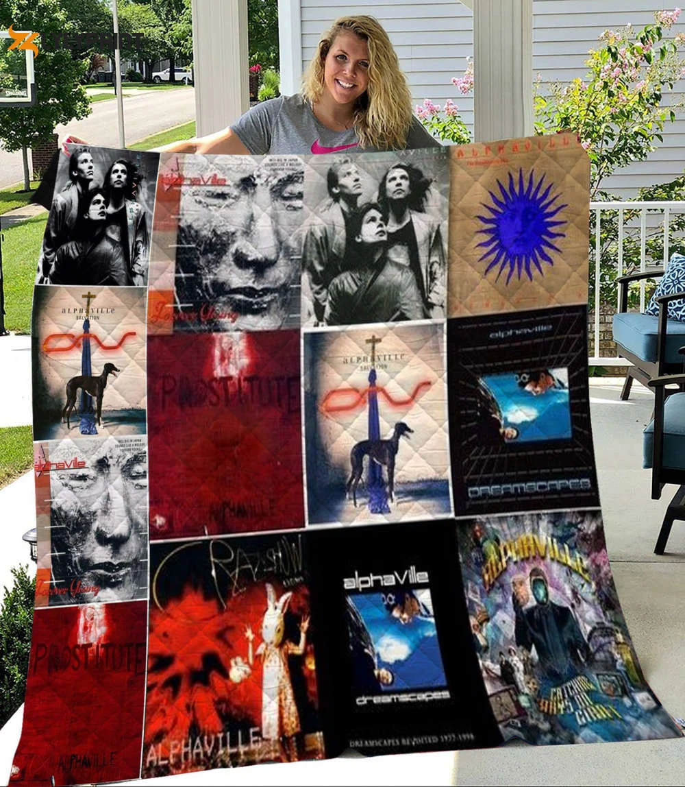 Alphaville Quilt Blanket For Fans Home Decor Gift , Soft Quilt, King Size, All Season Cozy Quilt QB0901