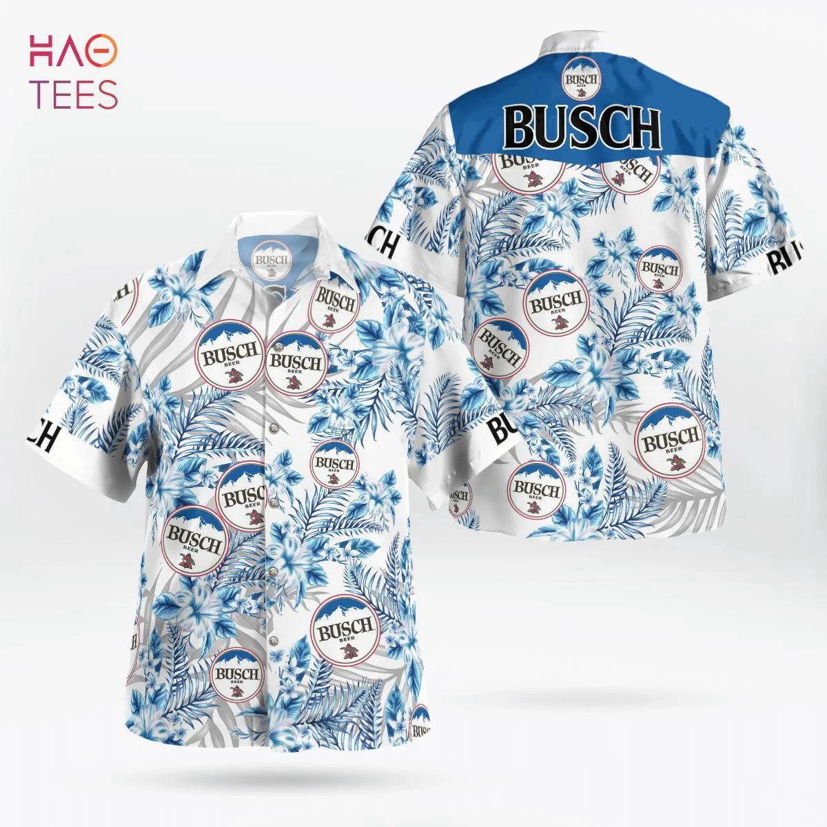 Busch Beer 3D Hawaiian Shirt – All Over Print Perfect for Summer! HW0601