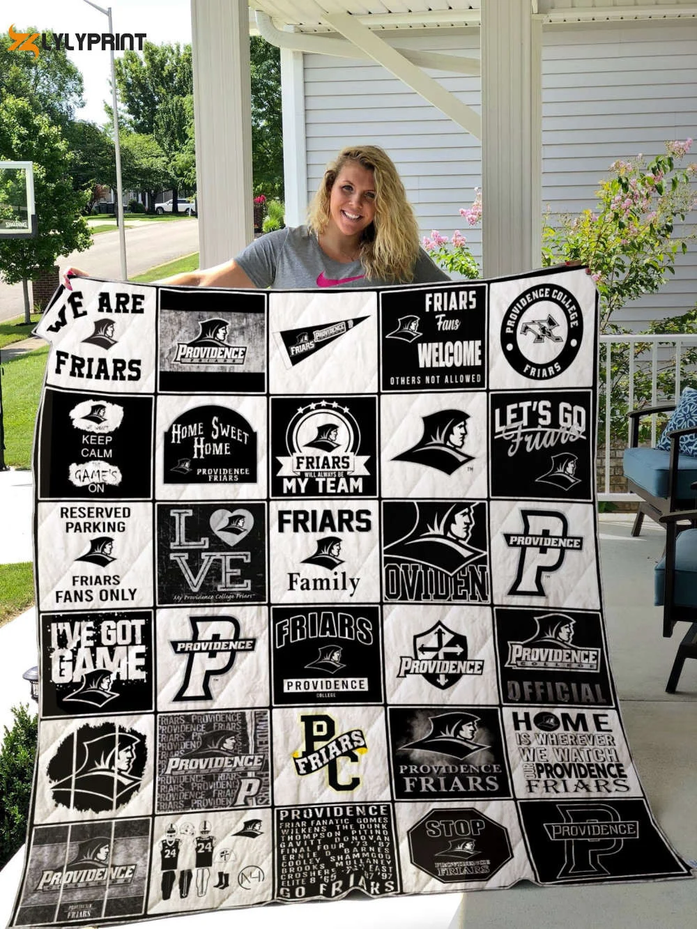 Providence Friars Quilt Blanket For Fans Home Decor Gift , Soft Quilt, King Size, All Season Cozy Quilt QB0901