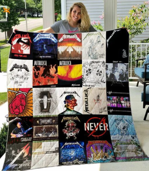 Metallica 2 Quilt Blanket For Fans Home Decor Gift ,  Soft Quilt, King Size, All Season Cozy Quilt QB0901