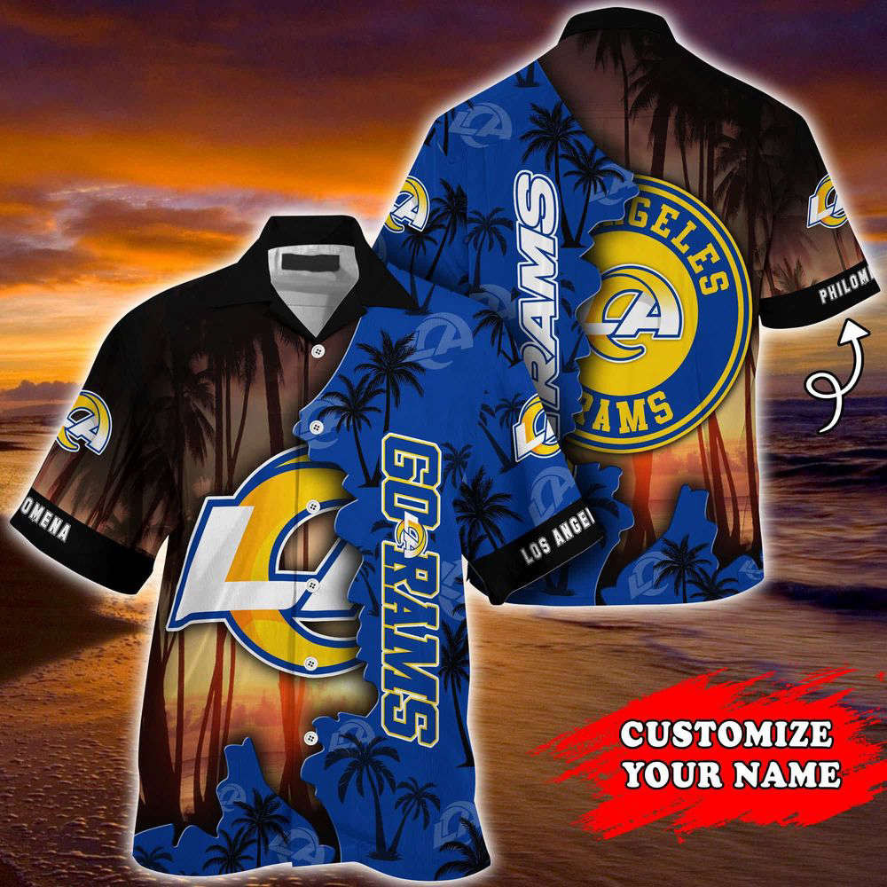 Los Angeles Rams NFL-Customized Summer Hawaii Shirt For Sports Enthusiasts HW0601
