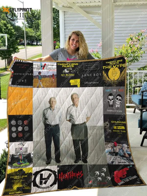 Twenty One Pilots Albums 3D Customized Quilt Blanket For Fans Home Decor Gift ,  Soft Quilt, King Size, All Season Cozy Quilt QB0901