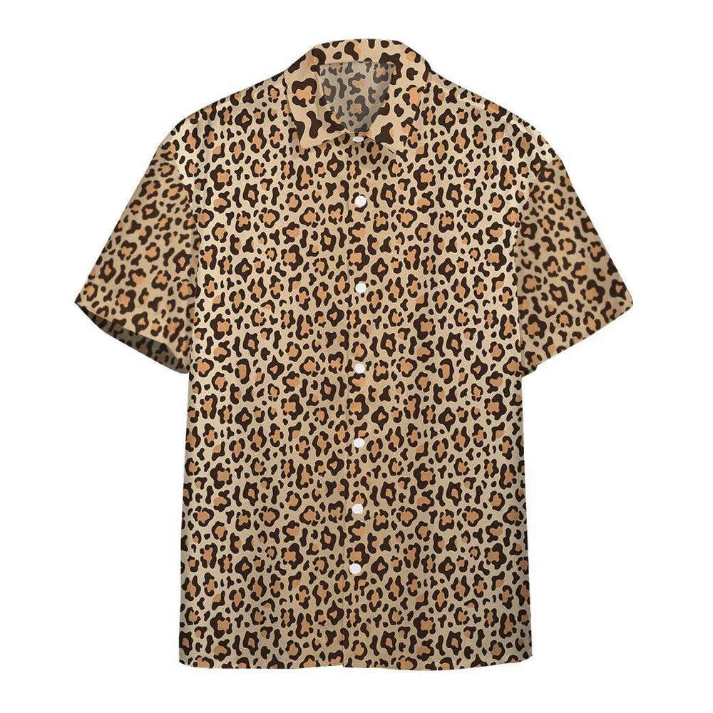Leopard Skin Custom Hawaiian Shirt, Gift For Men And Women HW0601