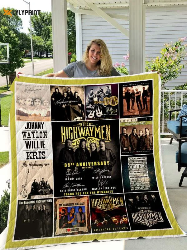 The Highwaymen 3D Customized Quilt Blanket For Fans Home Decor Gift ,  Soft Quilt, King Size, All Season Cozy Quilt QB0901