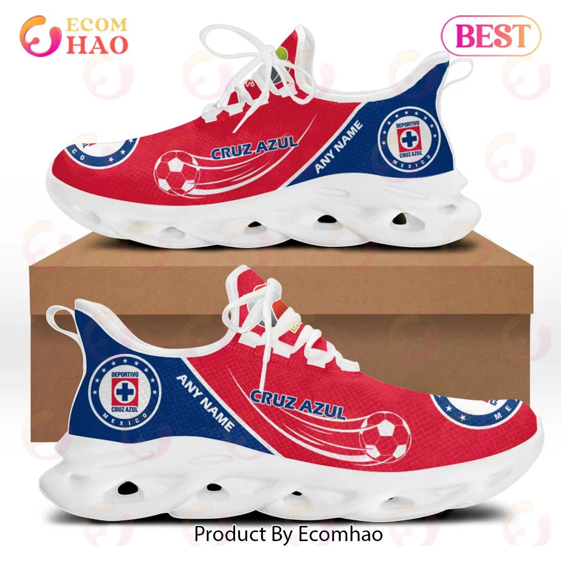 LIGA MX Cruz Azul Special Max Soul Shoes Design ST2301  Unisex sneakers MS0601