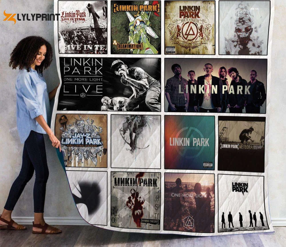 Linkin Park 3D Customized Quilt Blanket For Fans Home Decor Gift ,  Soft Quilt, King Size, All Season Cozy Quilt QB0901