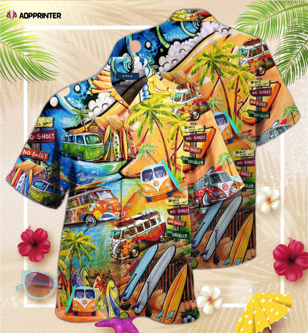 Amazing Happy As A Hippie Hawaiian Shirt, Gift For Men And Women HW0601
