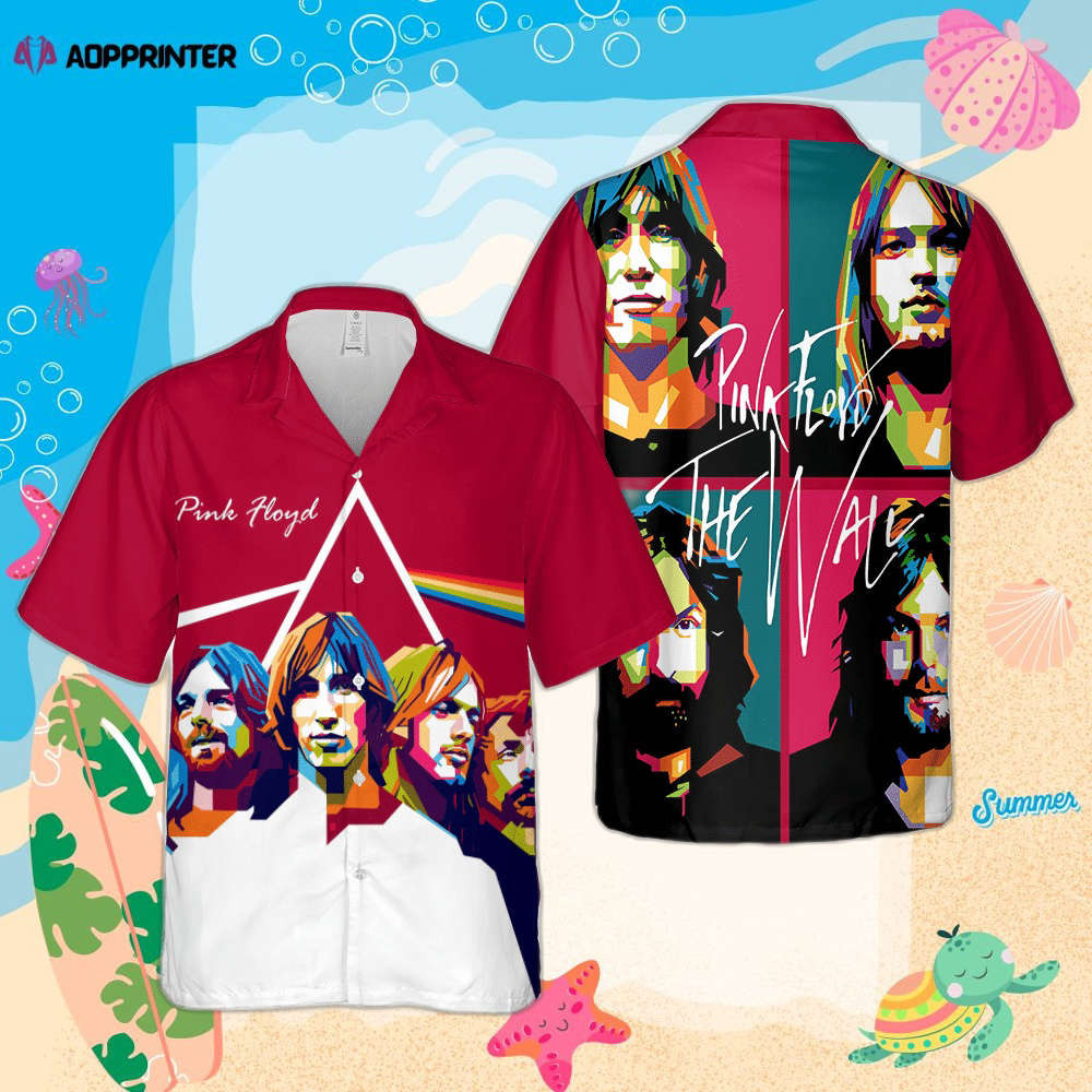 Pink Floyd Members Art Rock Band Cuban Shirt Premium Hawaiian Shirt HW0601