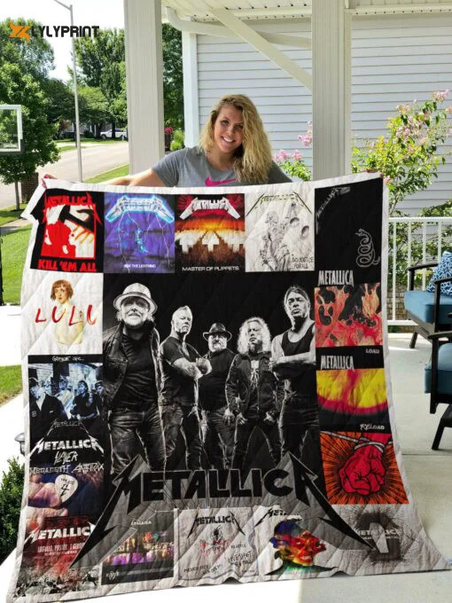 Metallica 3 Quilt Blanket For Fans Home Decor Gift , Soft Quilt, King Size, All Season Cozy Quilt QB0901