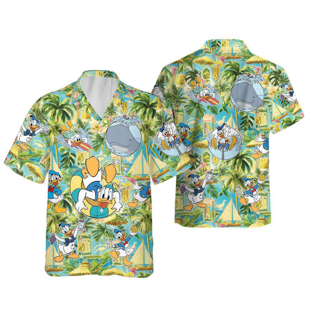 Donald Duck Hawaiian Shirt, Disney Aloha Donald Duck, For Men Women HW0601