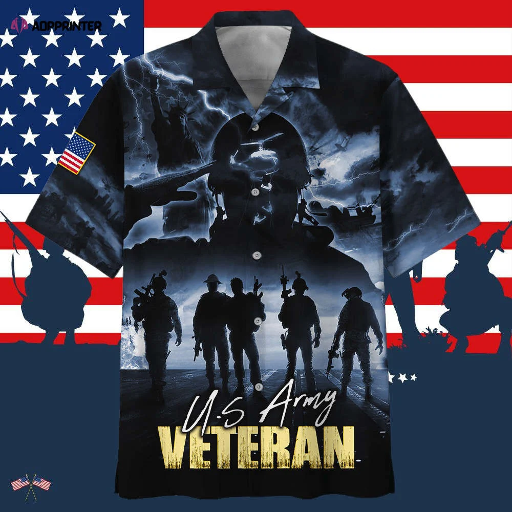 Brave U.S.Army Veteran Hawaiian Shirt HW0601