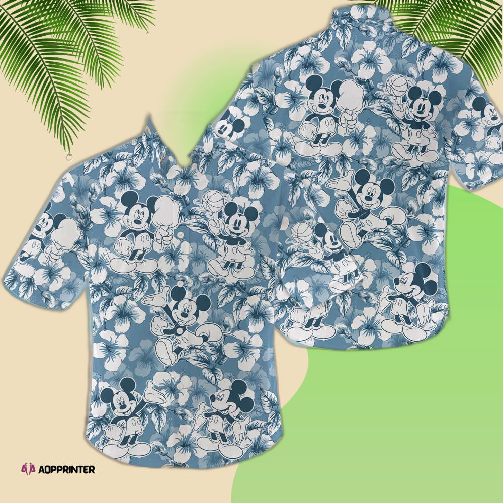 Mickey Mouse Tropical Hawaiian Shirt HW0601