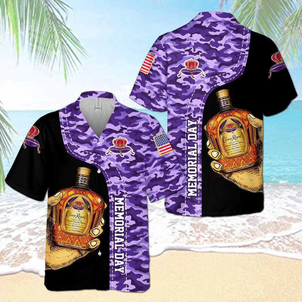 Trending Carmor Crown Royal Memorial Day Hawaiian Shirt HW0601