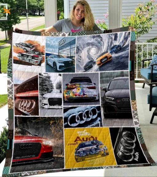 Audi Quilt Blanket For Fans Home Decor Gift , Soft Quilt, King Size, All Season Cozy Quilt QB0901