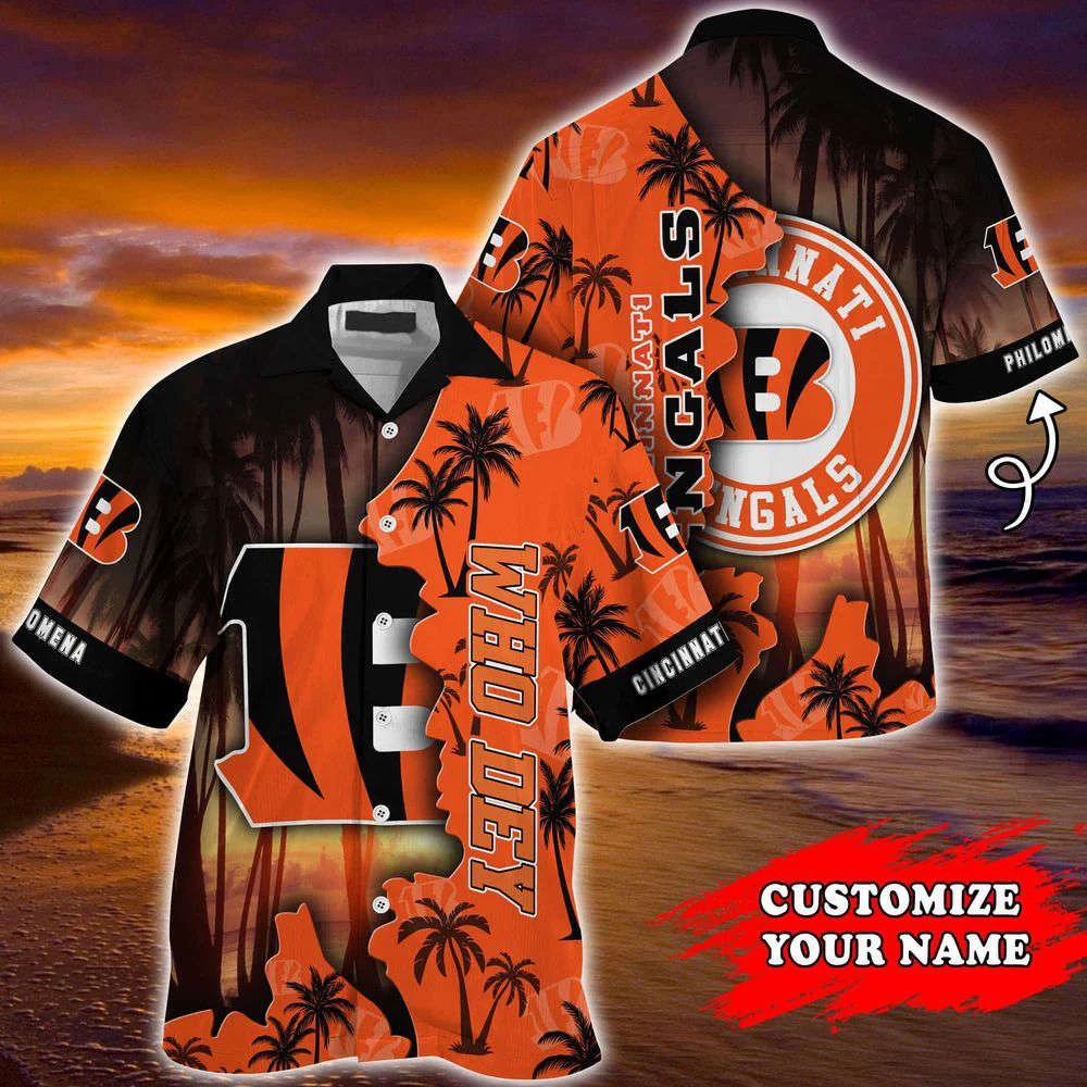 Cincinnati Bengals NFL-Customized Summer Hawaii Shirt For Sports Enthusiasts HW0601