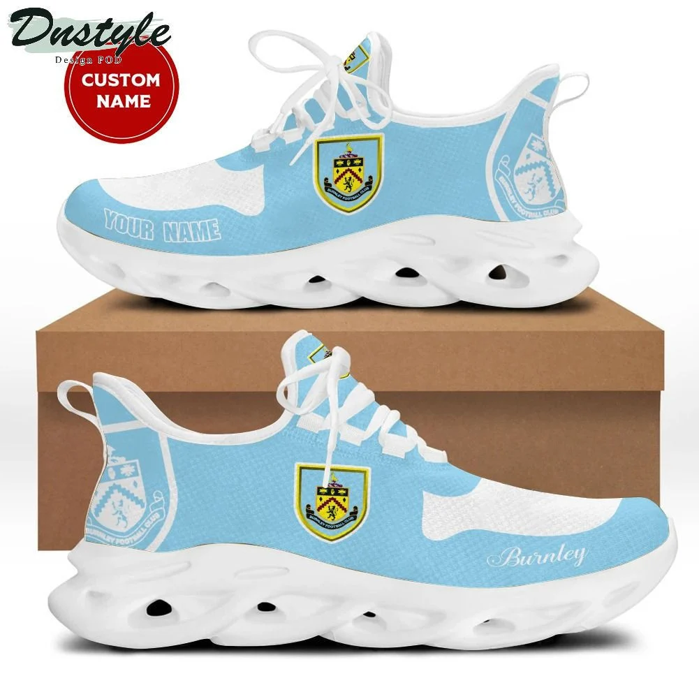Burnley FC Custom Name Blue Max Soul Shoes Women Men MS0601