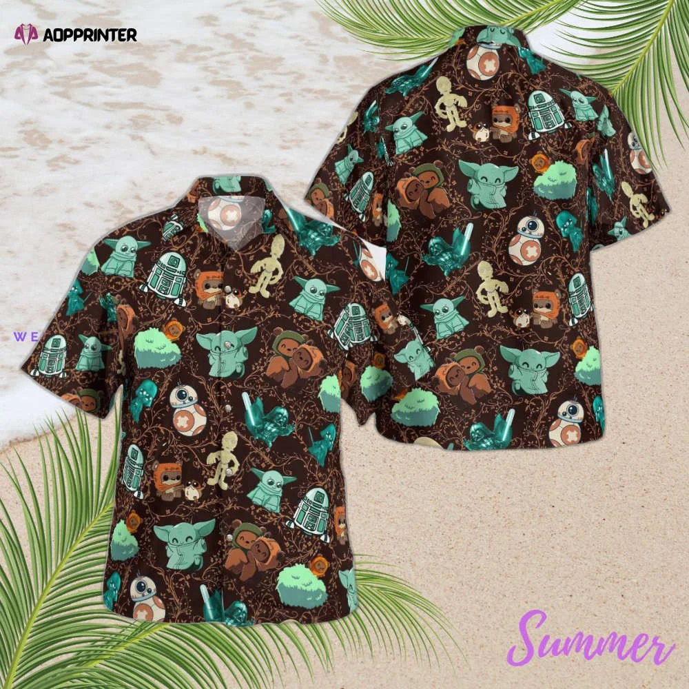 Babay Yoda Star Wars Hawaii Shirt Summer 2023 Hot Vintage HW0601