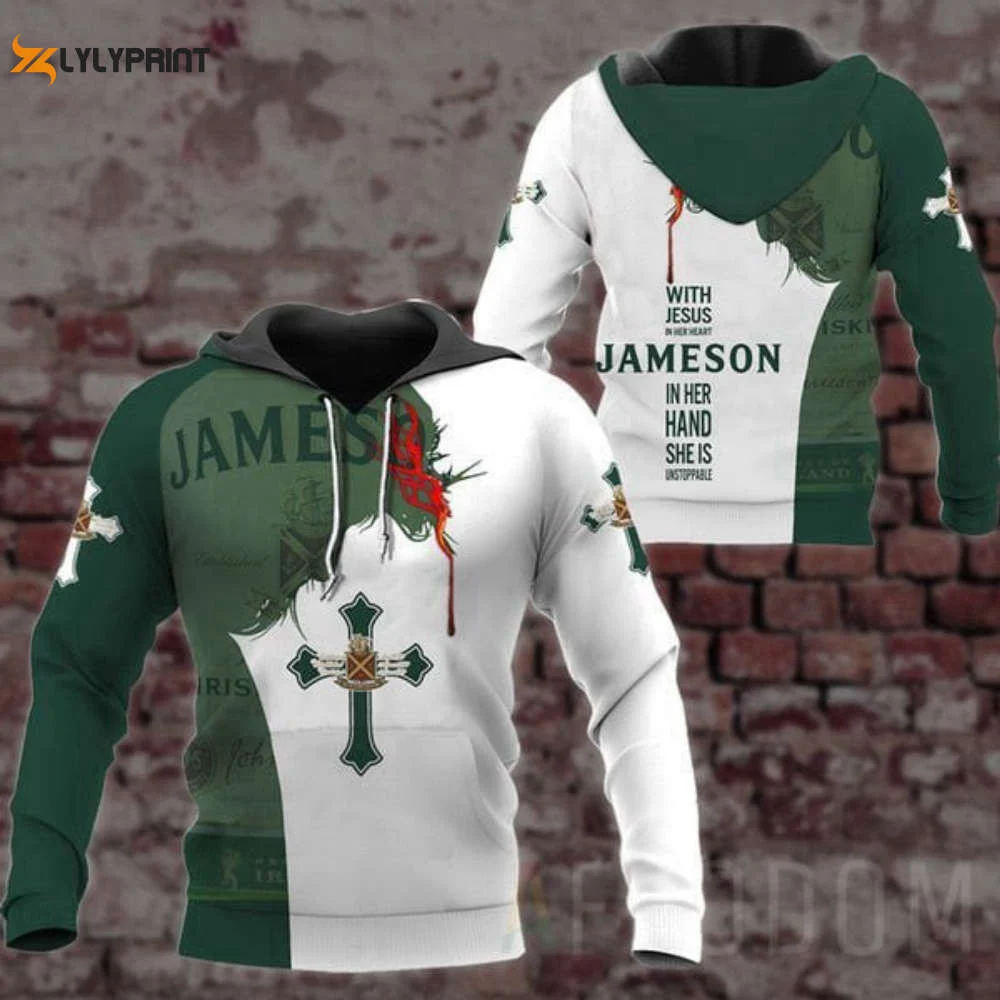 Easter Day Jameson Irish 3D All Over Print Hoodie, Zip Hoodie HZ0501