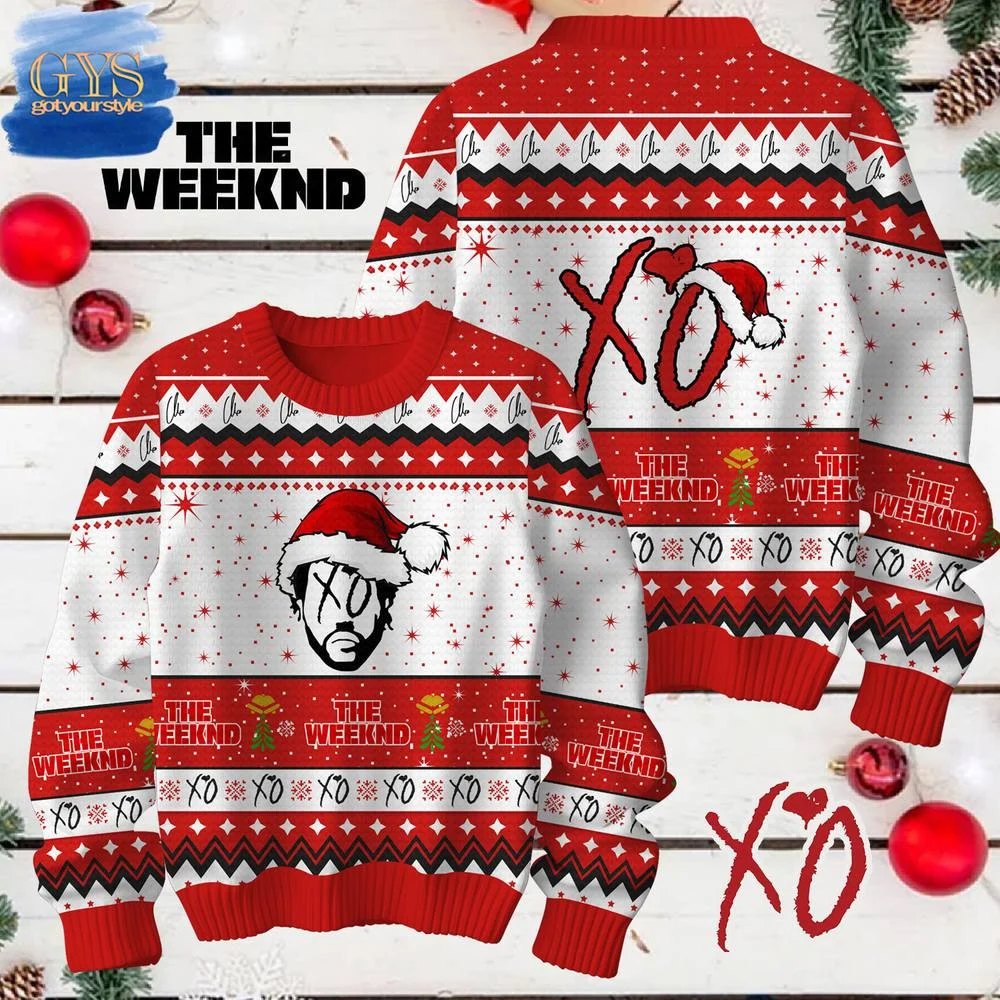 The Weeknd XO Limited Edition Ugly Christmas Sweater , Cozy Soft Unisex Pullover SW0601