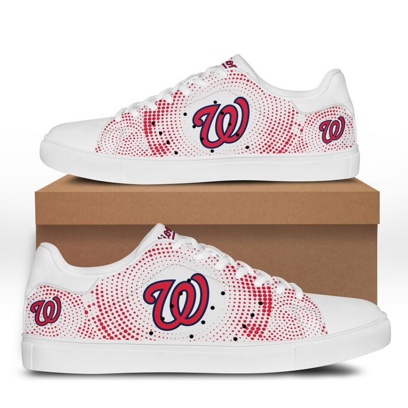 MLB Washington Nationals Stan Smith Shoes V3 Men Women, Trendy Style Sneakers ST0801