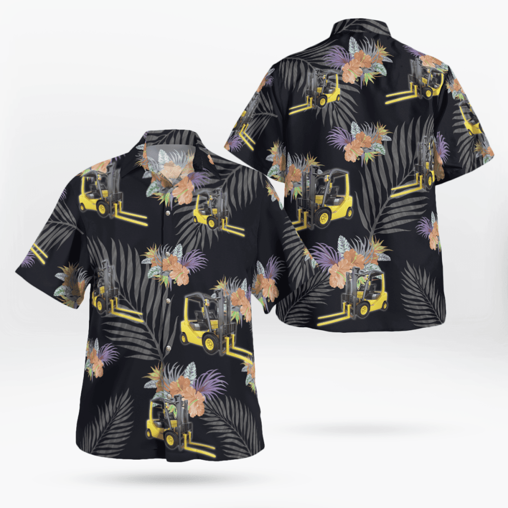 Awesome Forklift Operator AOP Hawaii Shirt , Gift For Men Women HW0601