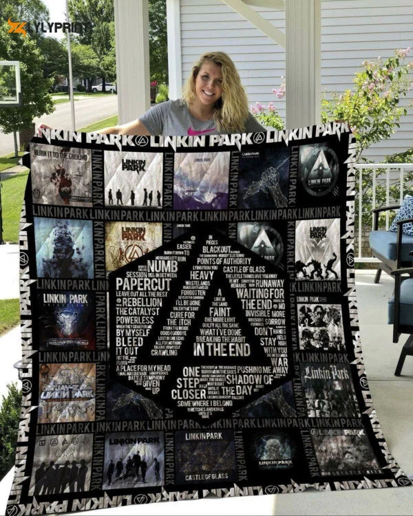 Linkin Park Rock Band Gift Lover Quilt Blanket For Fans Home Decor Gift 1415 ,  Soft Quilt, King Size, All Season Cozy Quilt QB0901