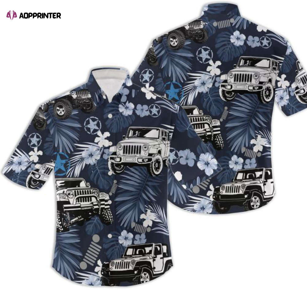 Jeep Car Fashion Hawaiian Shirt Summer Gift Fan Made HW0601