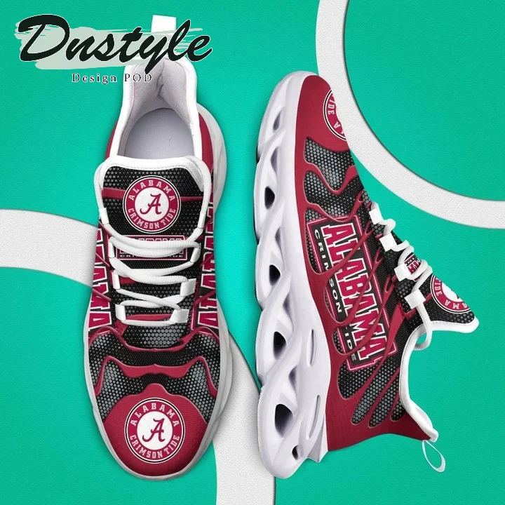 NCAA Alabama Crimson Tide Max Soul Shoes V8 for Women and Men MS0601