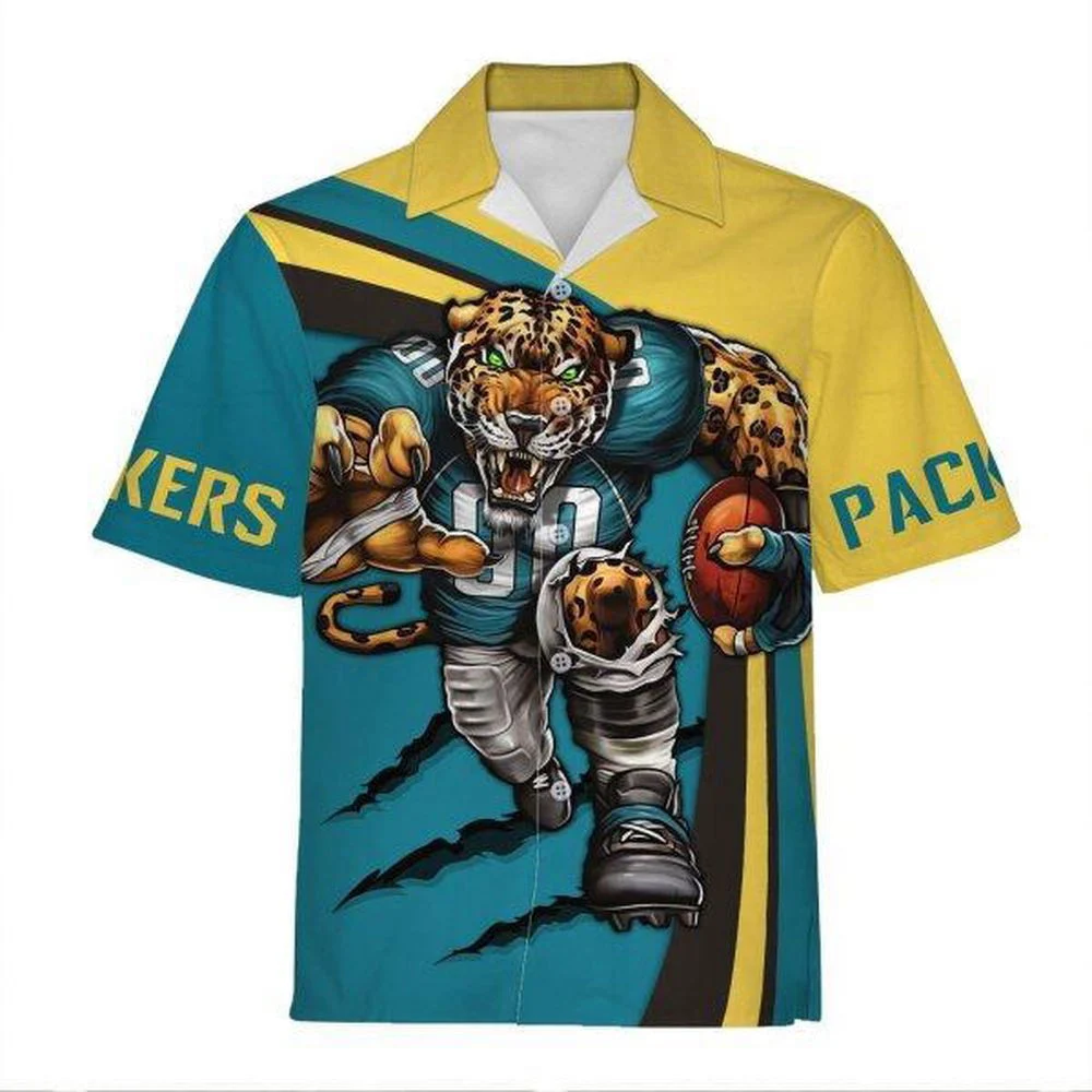Personalized Unisex Hawaiian Shirt Jacksonville Jaguars Football Team 3D Apparel For Men Women HW0601