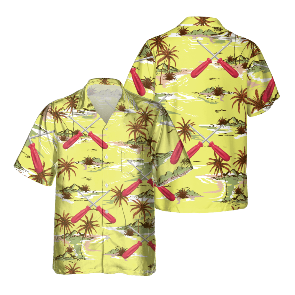 Awesome Electrician AOP Pocket Hawaiian Shirt, Gift For Men Women HW0601