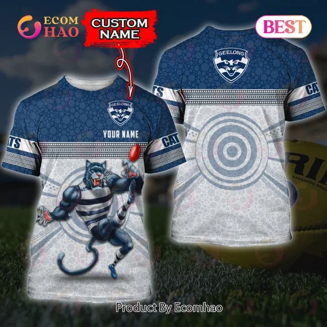 AFL Geelong Cats Custom Name 3D Shirt, Zip Hoodie, Man – Women, Warm, Premium Quality HZ0501