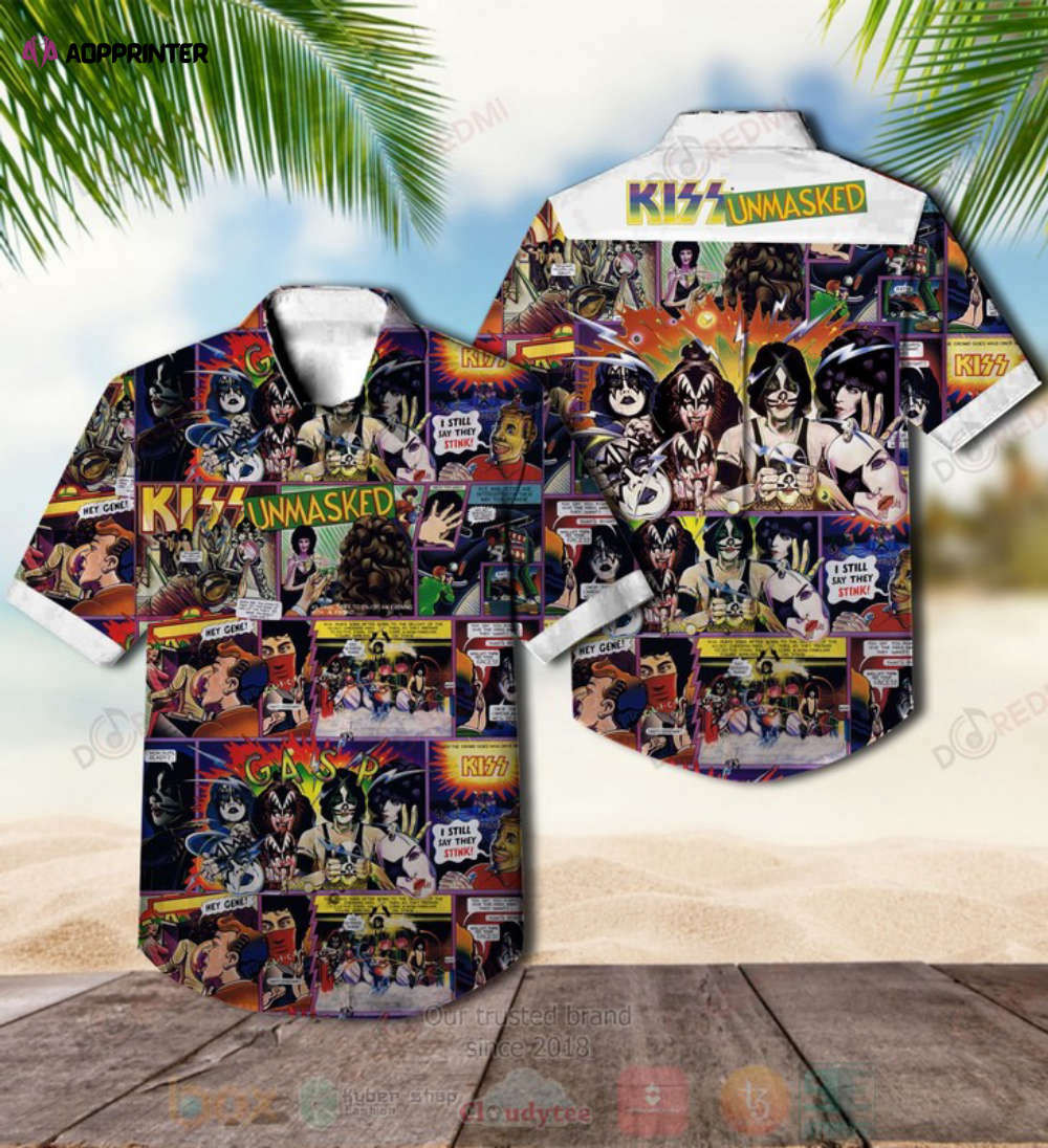 Kiss Unmasked Album Hawaiian Shirt Summer 2023 Hot Trends HW0601