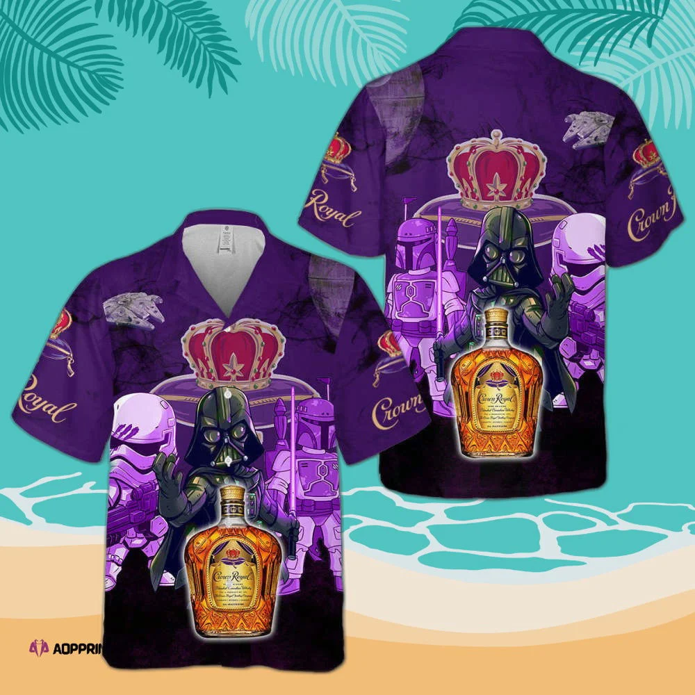 Star Wars Darth Vader Crown Royal Hawaiian Shirt HW0601