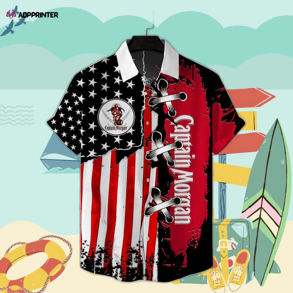 Captain Morgan All Over Print 3D Hawaiian Shirt HW0601