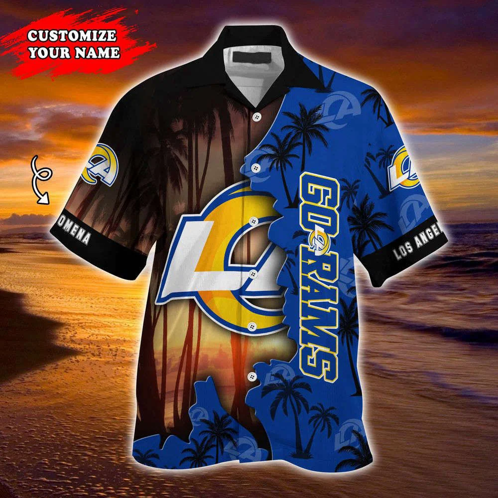 Los Angeles Rams NFL-Customized Summer Hawaii Shirt For Sports Enthusiasts HW0601