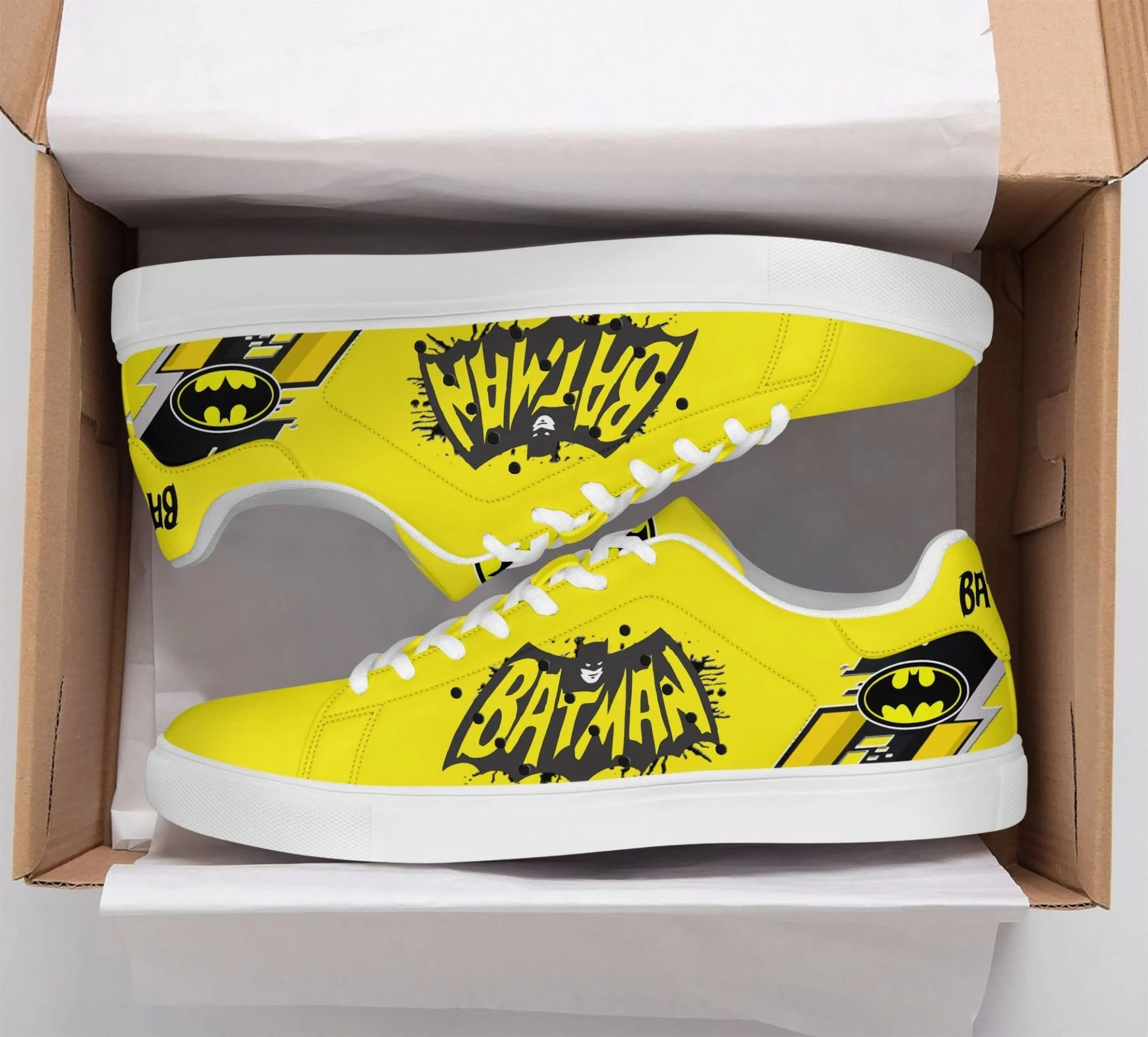 Batman Yellow Stan Smith Shoes , Trendy Style Sneakers ST0801