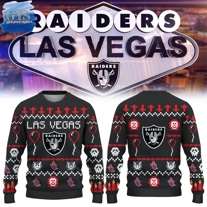Las Vegas Raiders Happy Halloween Sweater , Cozy Soft Unisex Pullover SW0601